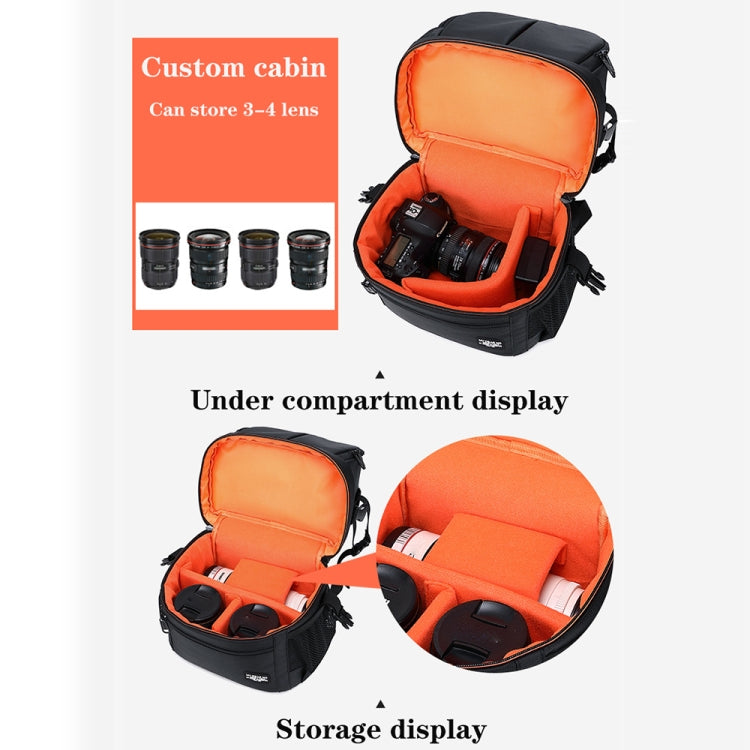 Large Capacity Waterproof Backpack Travel Shoulders Camera Bags