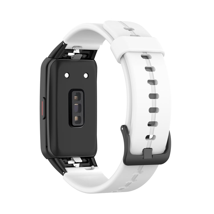 For Honor Band 7 Solid Color Silicone Watch Band