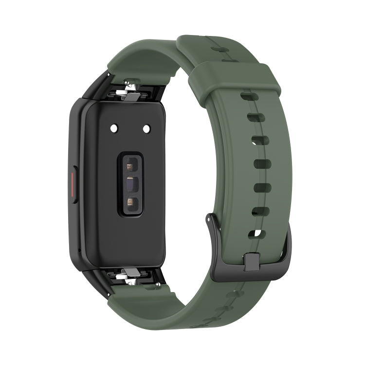 For Honor Band 7 Solid Color Silicone Watch Band