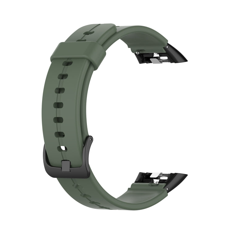 For Honor Band 7 Solid Color Silicone Watch Band