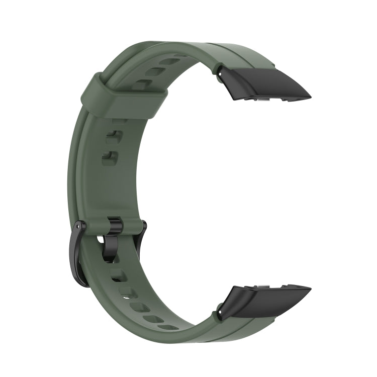 For Honor Band 7 Solid Color Silicone Watch Band