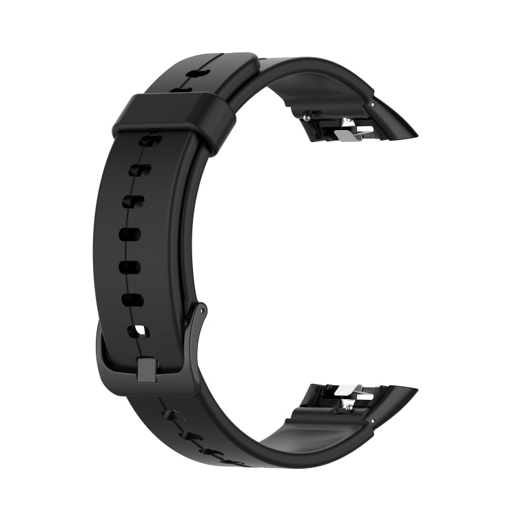 For Honor Band 7 Solid Color Silicone Watch Band