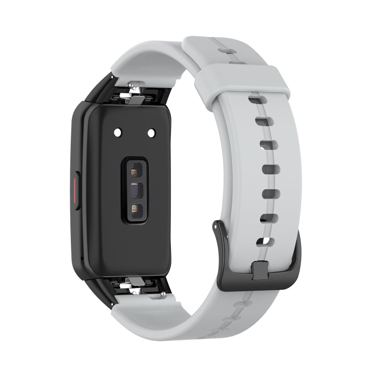 For Honor Band 7 Solid Color Silicone Watch Band