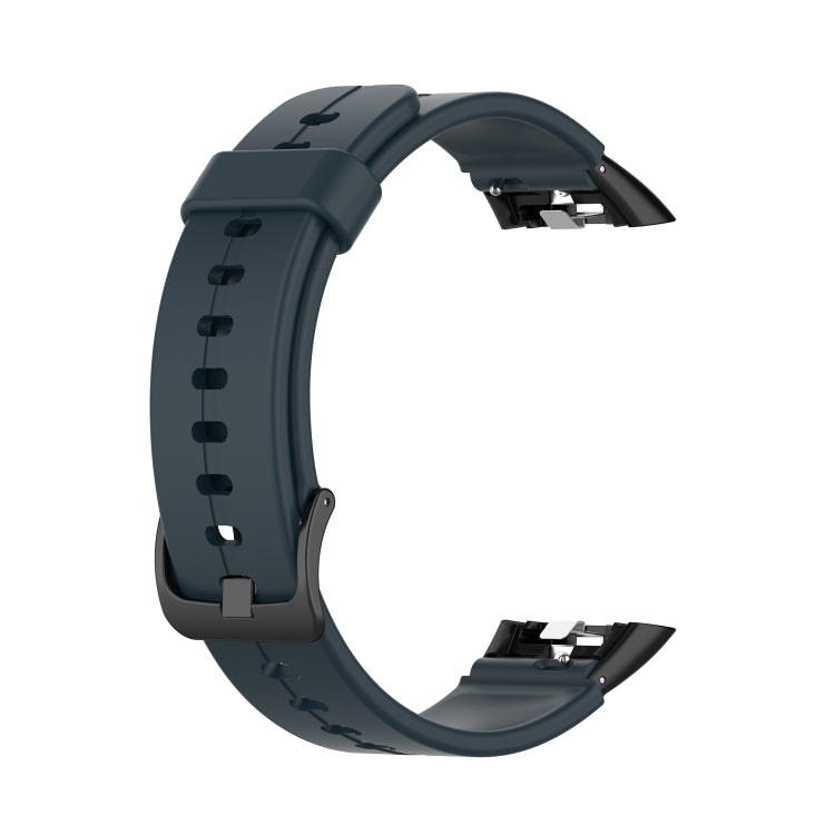 For Honor Band 7 Solid Color Silicone Watch Band