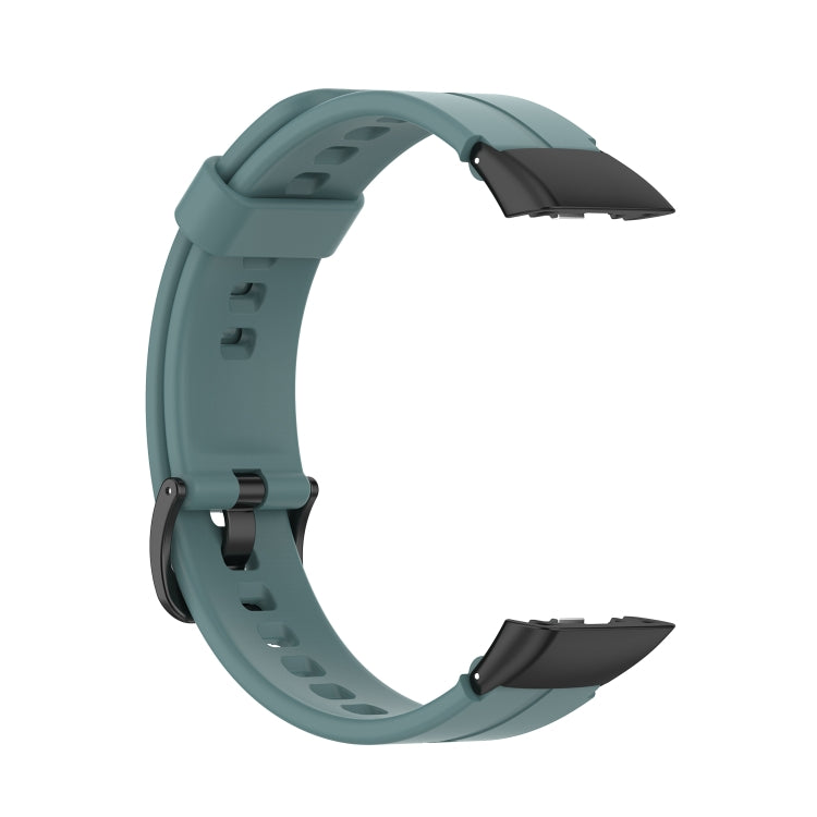 For Honor Band 7 Solid Color Silicone Watch Band