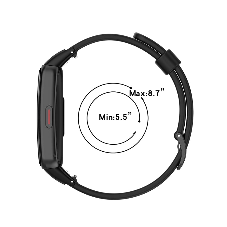 For Honor Band 7 Solid Color Silicone Watch Band