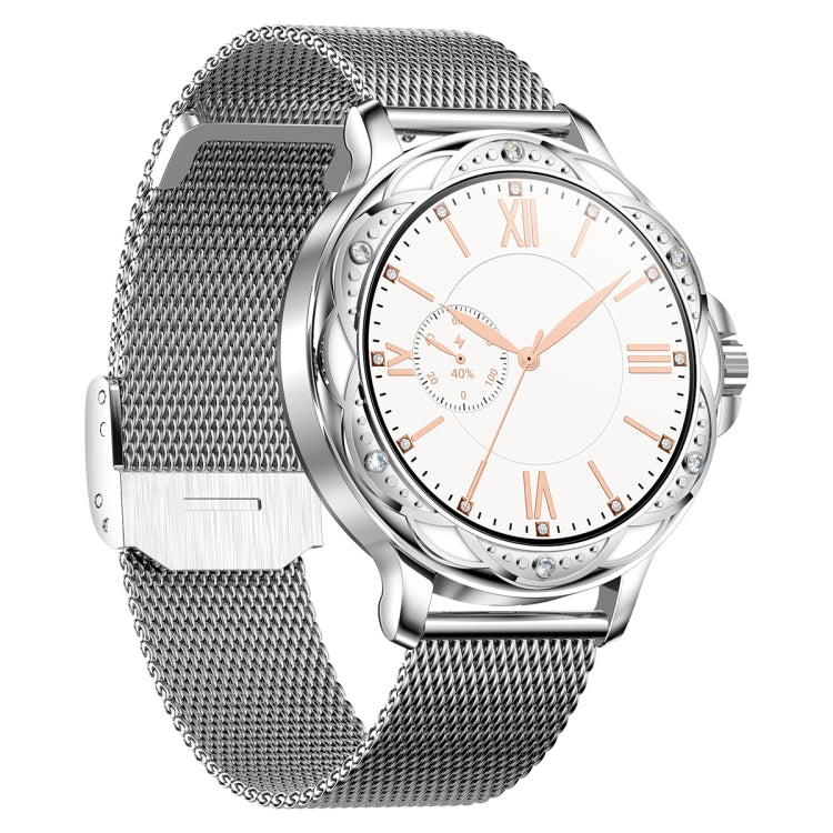 CF12 1.2 inch Waterproof Smart Steel Strap Wristband Support Heart Rate Monitoring / Blood Pressure Monitoring