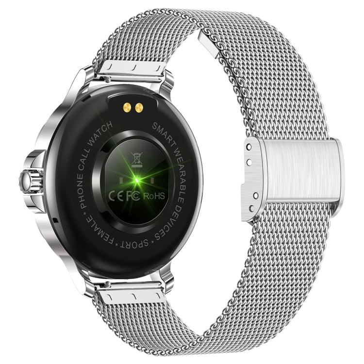 CF12 1.2 inch Waterproof Smart Steel Strap Wristband Support Heart Rate Monitoring / Blood Pressure Monitoring