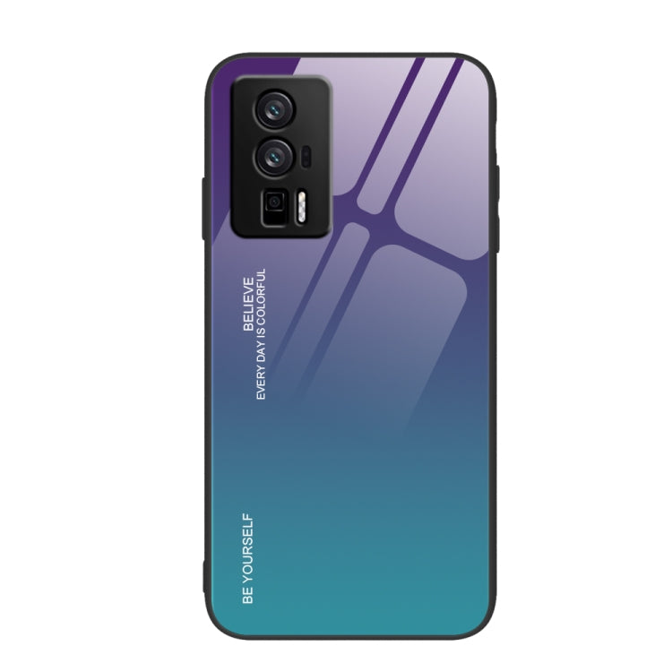 For Xiaomi Redmi K60/K60 Pro Gradient Color Glass Phone Case