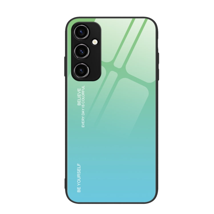 For Samsung Galaxy A14 5G Gradient Color Glass Phone Case
