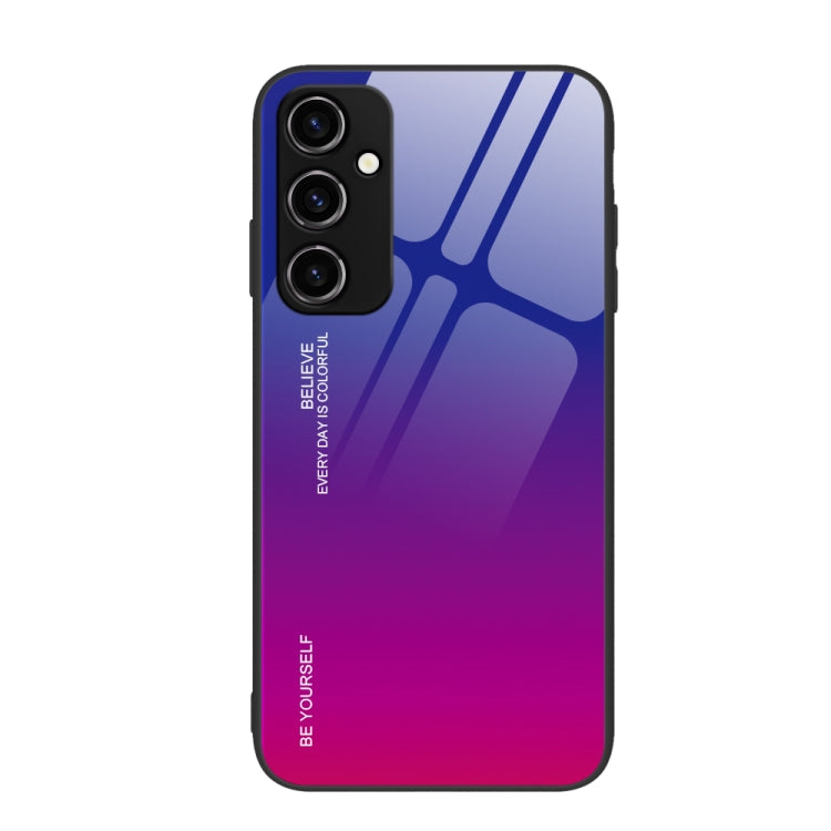 For Samsung Galaxy A54 5G Gradient Color Glass Phone Case