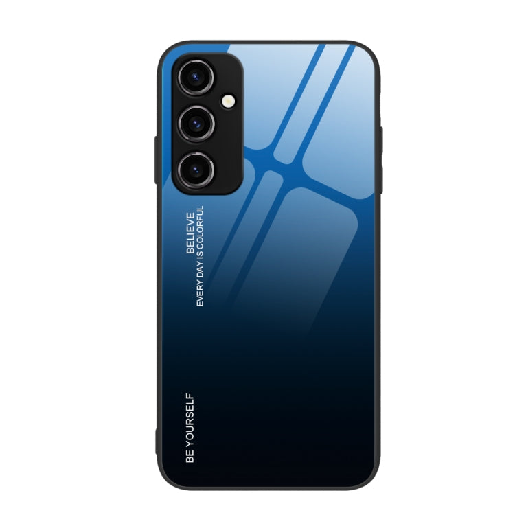 For Samsung Galaxy A54 5G Gradient Color Glass Phone Case