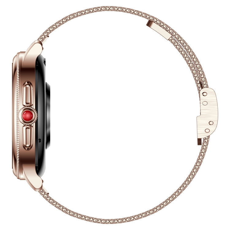 CF96 1.2 inch Waterproof Smart Steel Strap Wristband Support Heart Rate Monitoring / Blood Pressure Monitoring