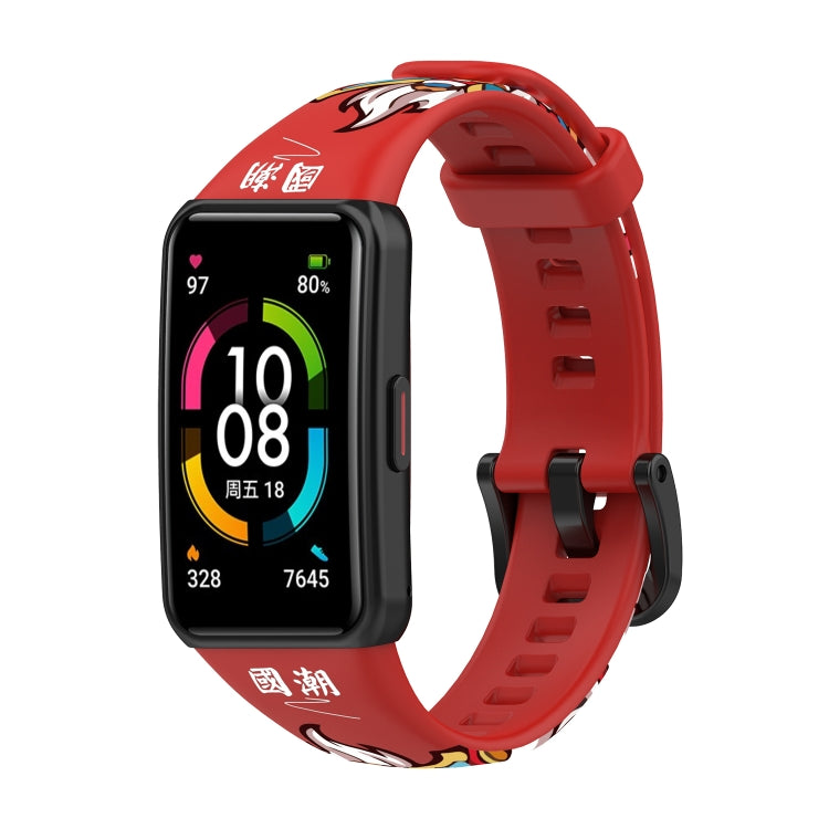 For Honor Band 7 Silicone Watch Band