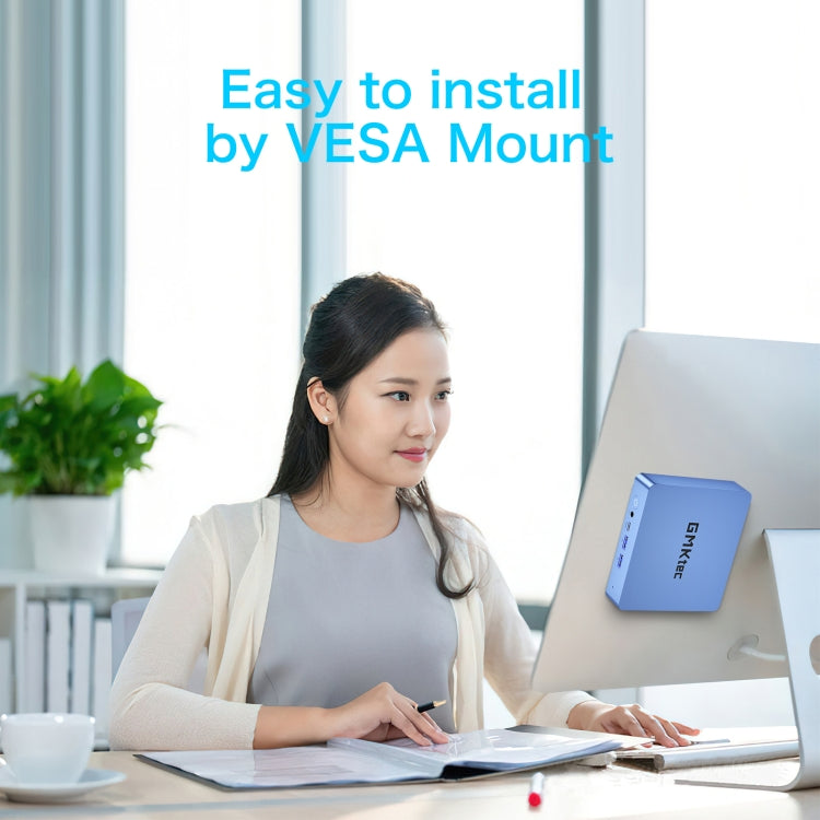 GMK KB10 Windows 11 Home Mini PC, 16GB+512GB, AMD Ryzen 7 5800U Quad Core, Support WiFi & BT