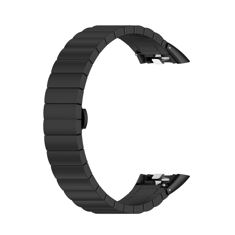 For Honor Band 7 One-bead Stainless Steel Metal Watch Band