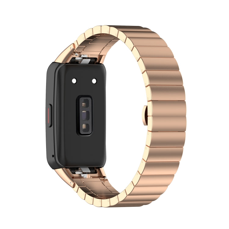 For Honor Band 7 One-bead Stainless Steel Metal Watch Band