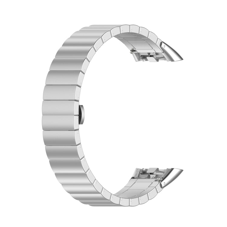 For Honor Band 7 One-bead Stainless Steel Metal Watch Band