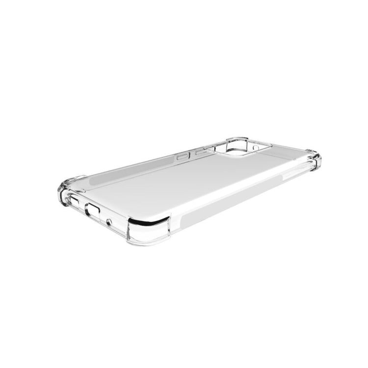 For Galaxy S10 Lite Shockproof Non-slip Waterproof Thickening TPU Protective Case(Transparent)