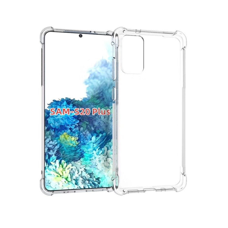 For Galaxy S20 Shockproof Non-slip Waterproof Thickening TPU Protective Case(Transparent)