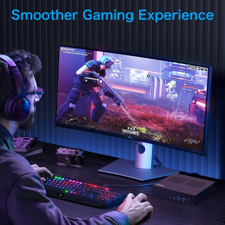 GMK KB12 Windows 11 Pro Mini PC, 16GB+512GB, Intel Core i7-10875H Octa Core