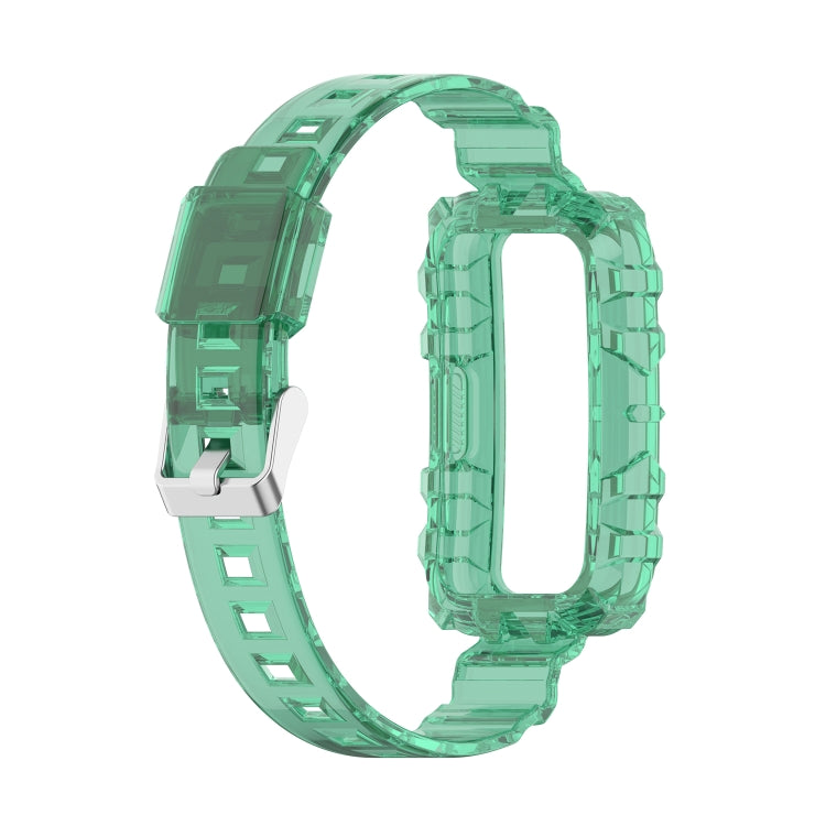 For Honor Band 7 Integrated Transparent Silicone Watch Band