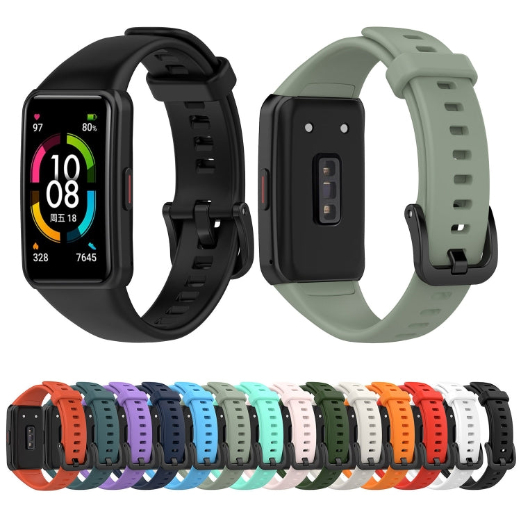 For Honor Band 7 Silicone Watch Band