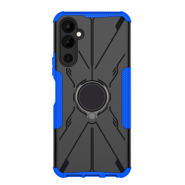 For Tecno Pova Neo 2 Armor Bear Shockproof PC + TPU Phone Case with Ring