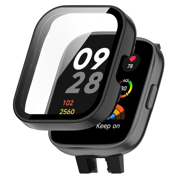 For Xiaomi Redmi Watch 3 PC + Tempered Film Integrated Watch Protective Case