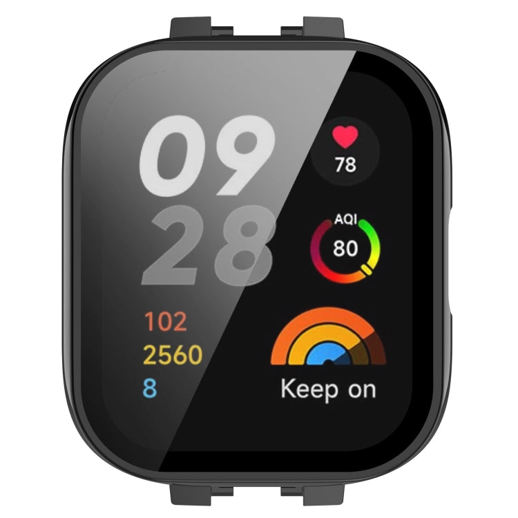For Xiaomi Redmi Watch 3 PC + Tempered Film Integrated Watch Protective Case