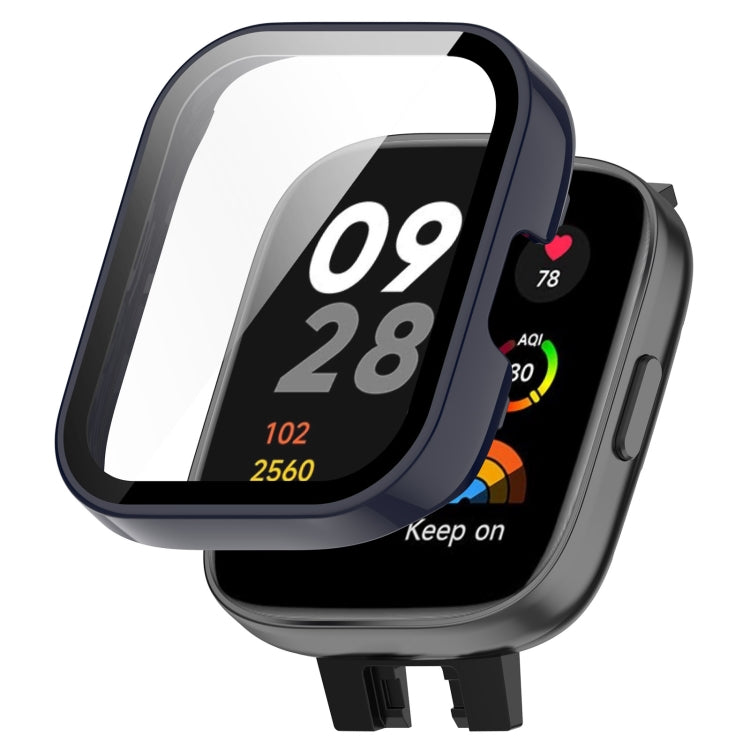 For Xiaomi Redmi Watch 3 PC + Tempered Film Integrated Watch Protective Case