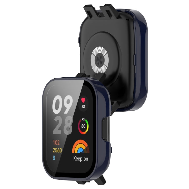 For Xiaomi Redmi Watch 3 PC + Tempered Film Integrated Watch Protective Case