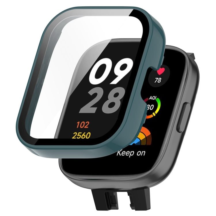 For Xiaomi Redmi Watch 3 PC + Tempered Film Integrated Watch Protective Case