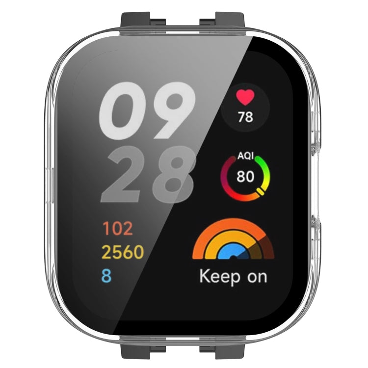 For Xiaomi Redmi Watch 3 PC + Tempered Film Integrated Watch Protective Case