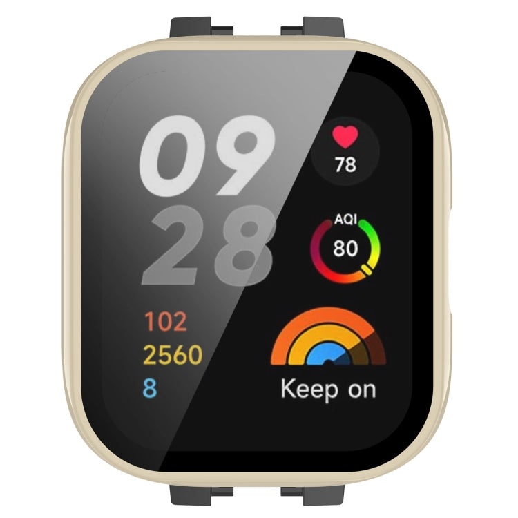 For Xiaomi Redmi Watch 3 PC + Tempered Film Integrated Watch Protective Case