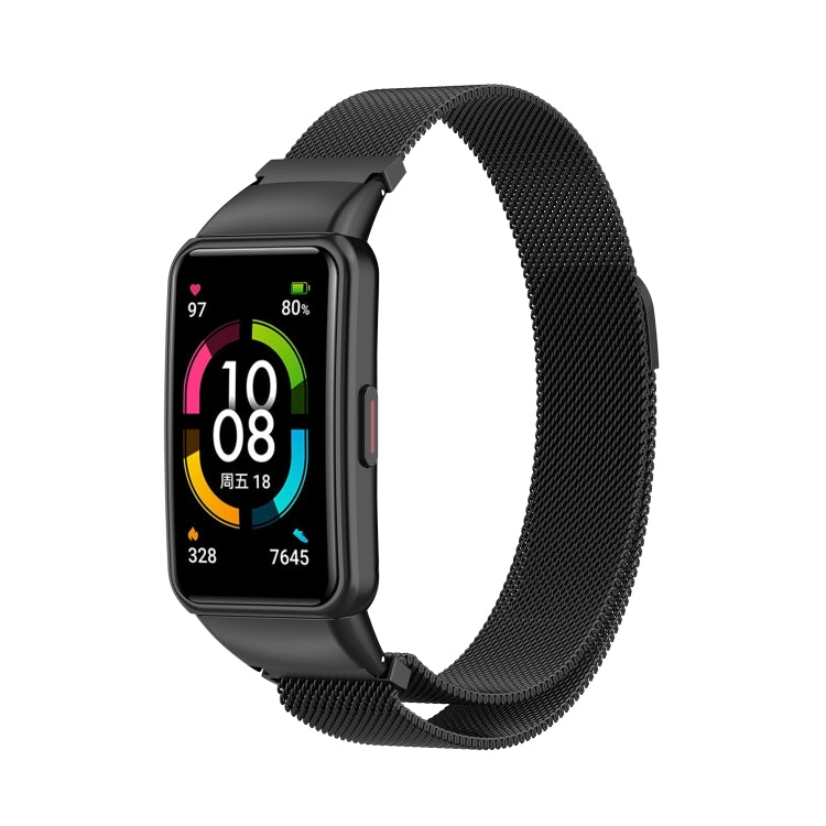 For Honor Band 7 Milan Magnetic Metal Watch Band