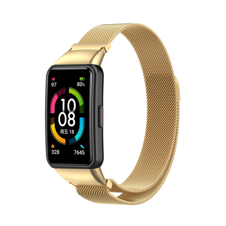 For Honor Band 7 Milan Magnetic Metal Watch Band