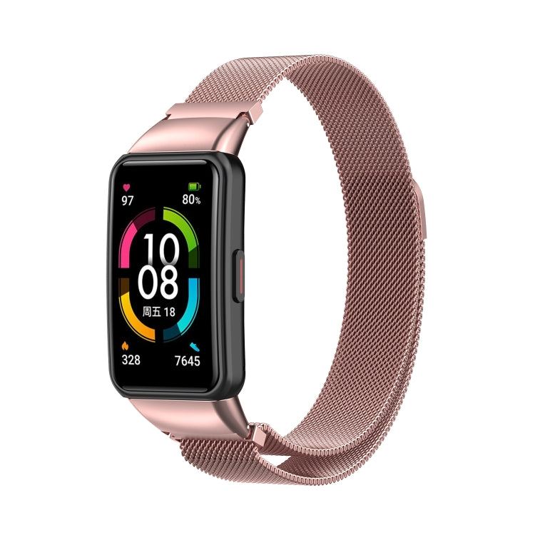For Honor Band 7 Milan Magnetic Metal Watch Band