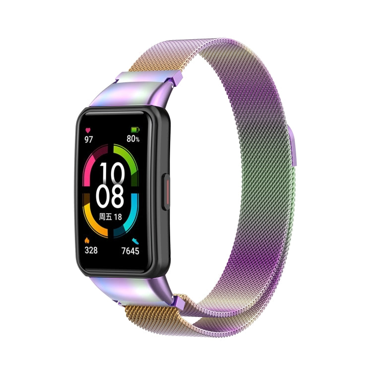 For Honor Band 7 Milan Magnetic Metal Watch Band