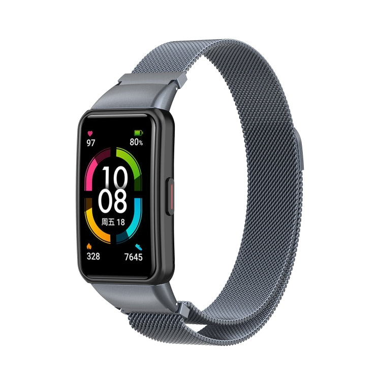 For Honor Band 7 Milan Magnetic Metal Watch Band
