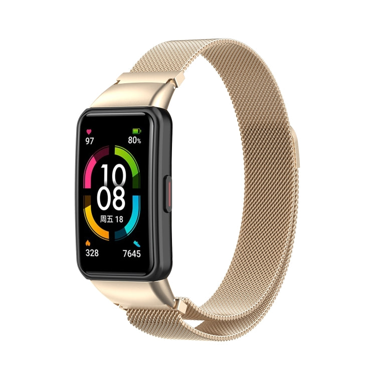 For Honor Band 7 Milan Magnetic Metal Watch Band