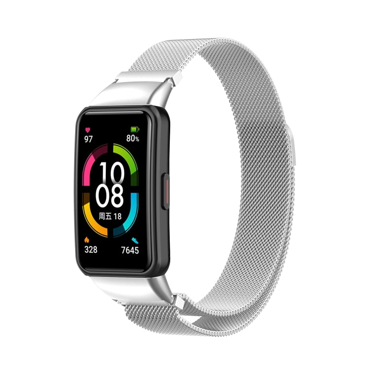 For Honor Band 7 Milan Magnetic Metal Watch Band