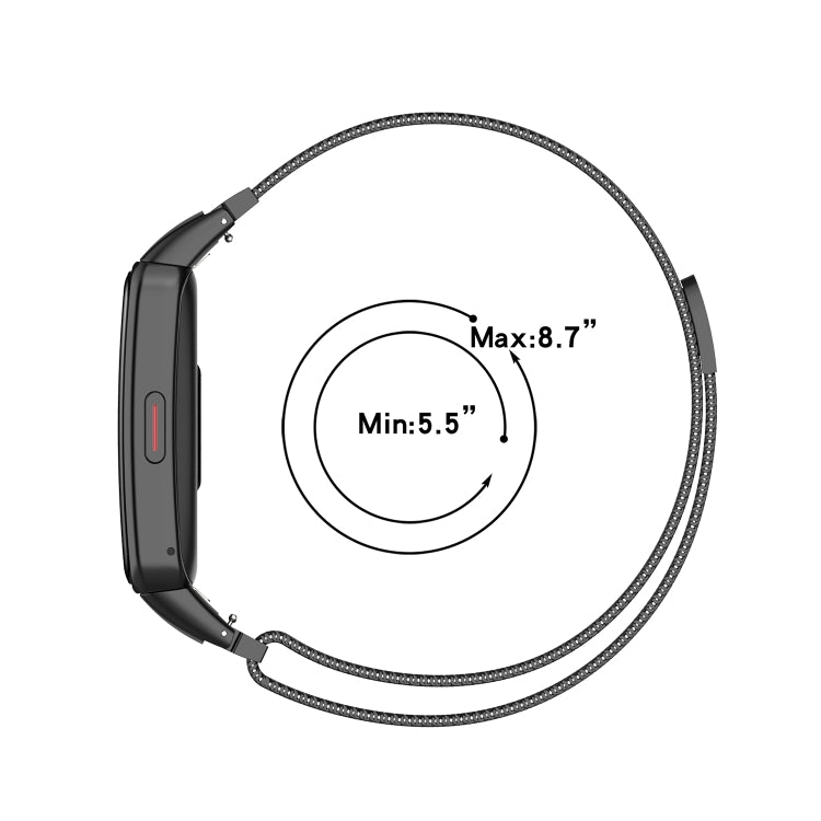 For Honor Band 7 Milan Magnetic Metal Watch Band