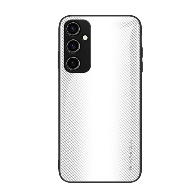 For Samsung Galaxy A54 5G Texture Gradient Glass TPU Phone Case