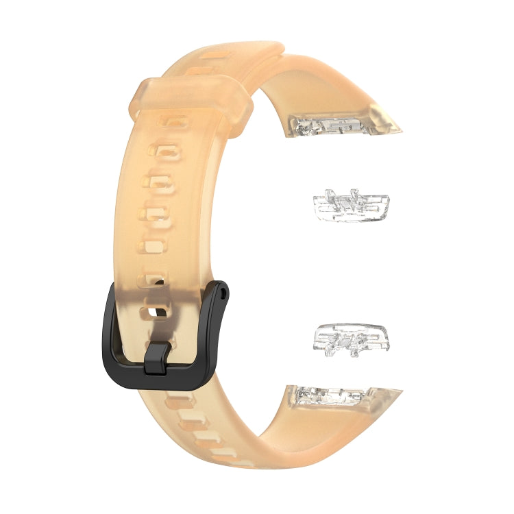 For Honor Band 7 Transparent TPU Watch Band