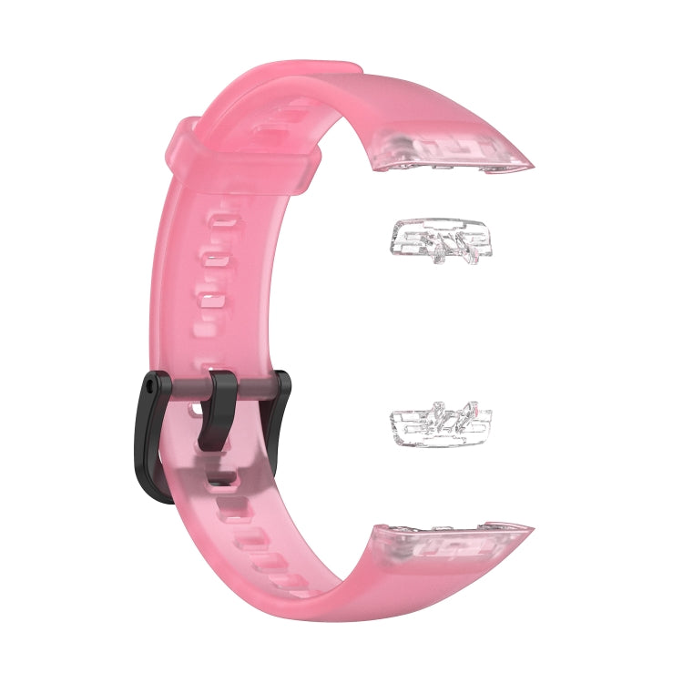 For Honor Band 7 Transparent TPU Watch Band