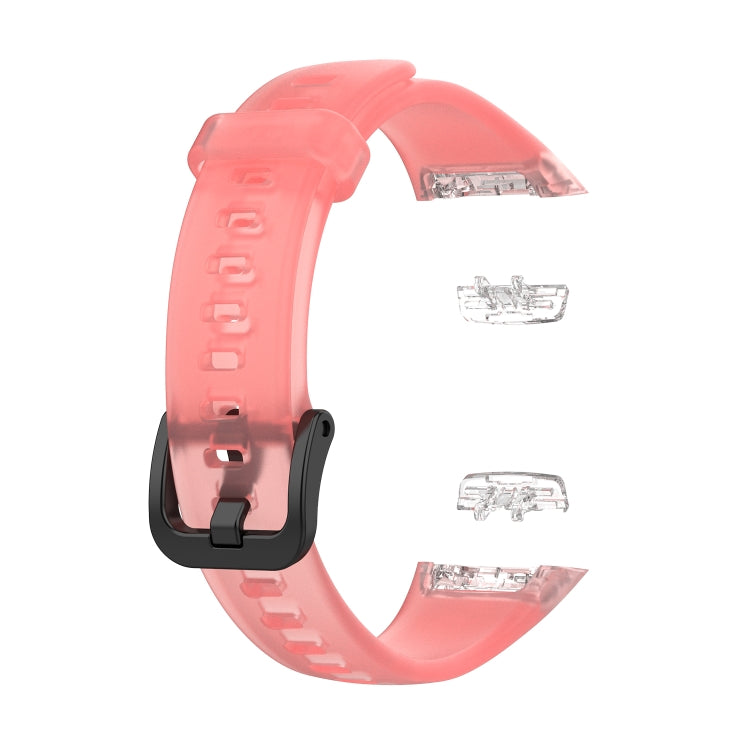 For Honor Band 7 Transparent TPU Watch Band
