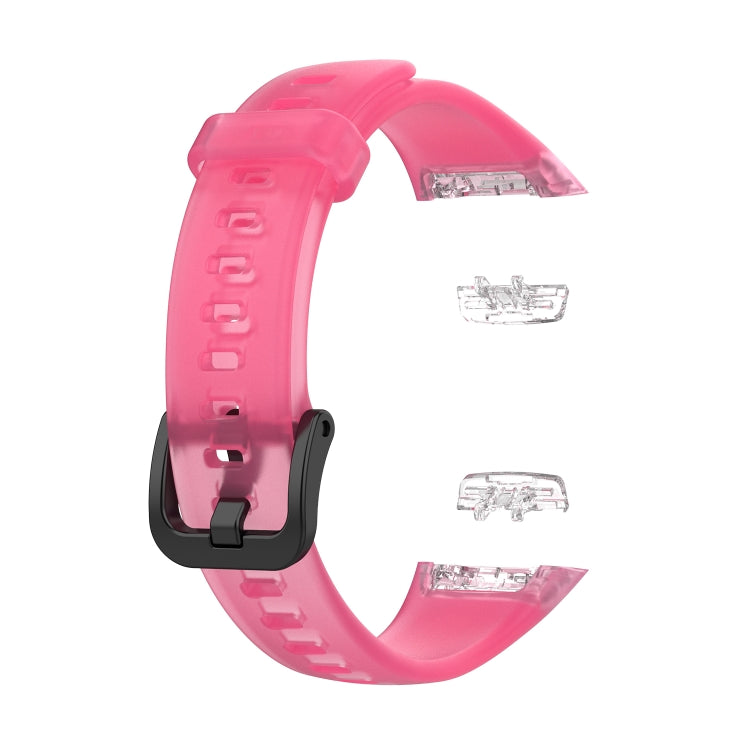 For Honor Band 7 Transparent TPU Watch Band