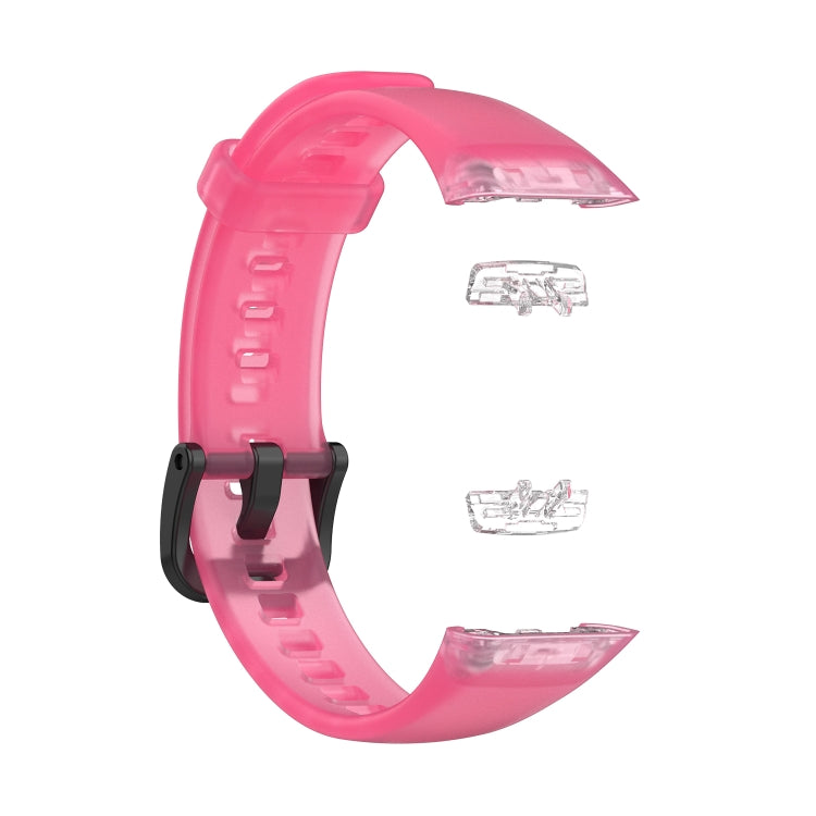 For Honor Band 7 Transparent TPU Watch Band