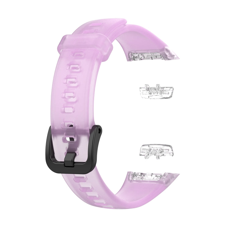 For Honor Band 7 Transparent TPU Watch Band